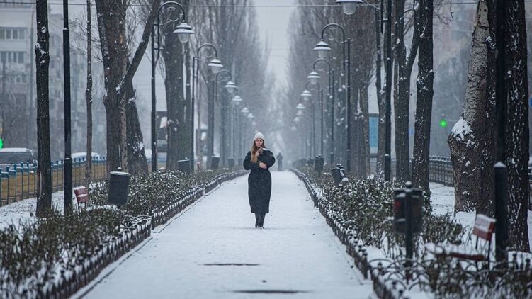 14 февраля температура воздуха в Киеве опустится до -25. Фото 