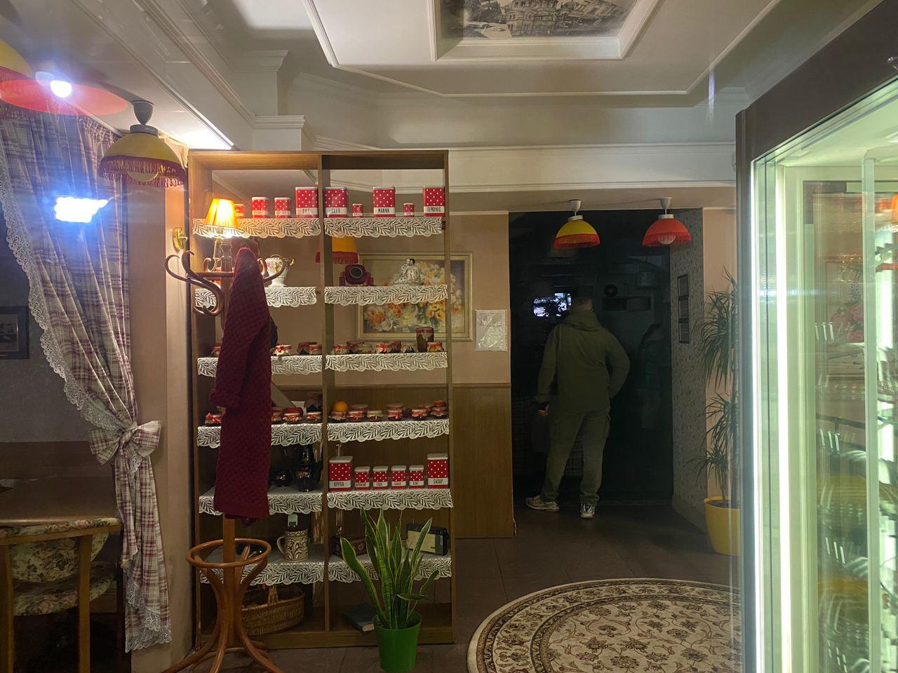 Внутри помещения вареничной