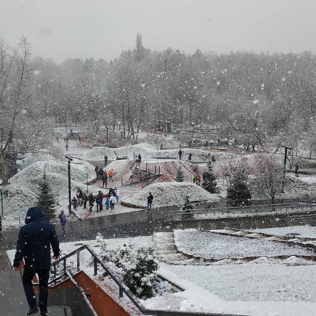 Снег в Харькове