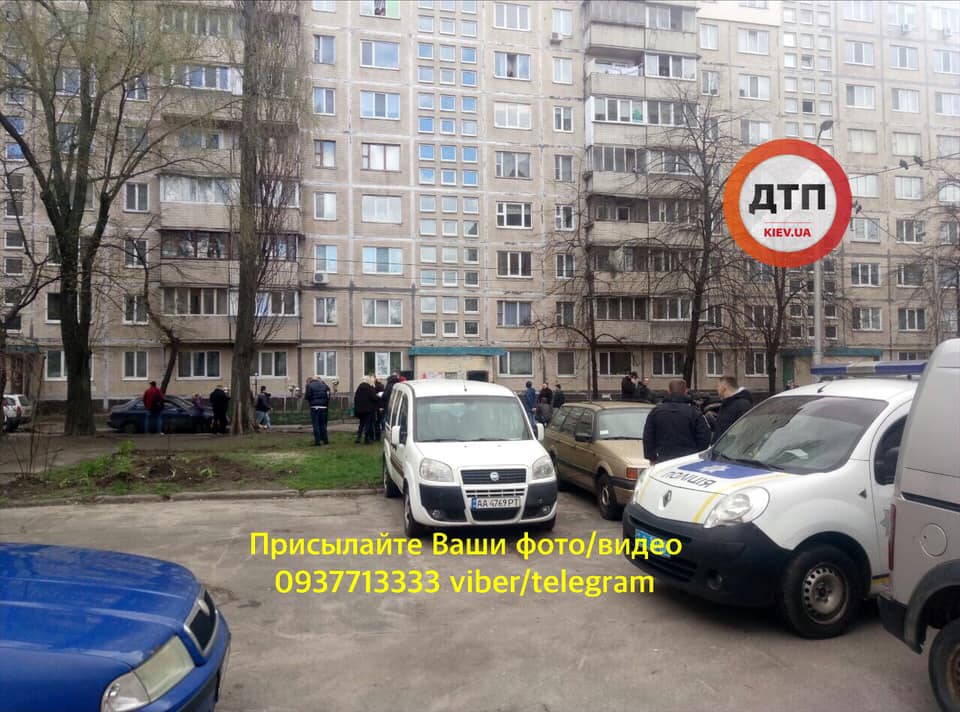 Фото с места преступления dtp.kiev.ua в Facebook
