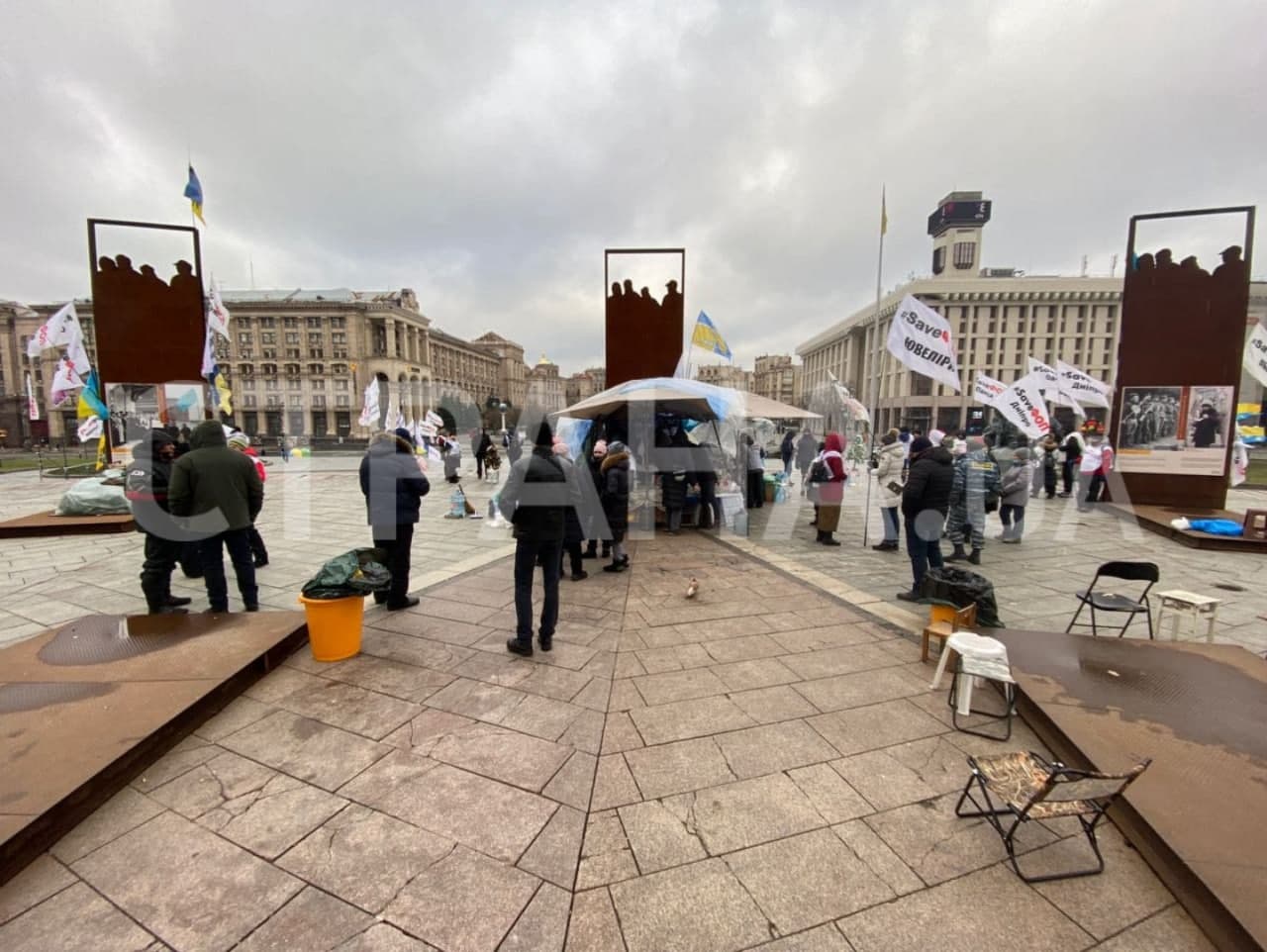 ФОПы продолжают протестовать на Майдане. Фото: "Страна"