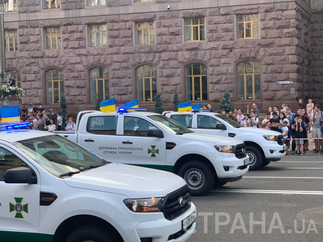 В Центре Киева проходит последняя репетиция военного парада